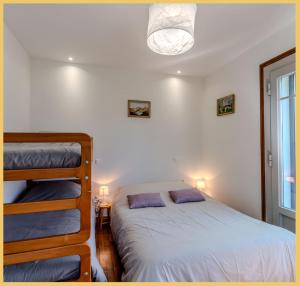 Postel nebo postele na pokoji v ubytování Chez Drum I Villa T3 I Thonon