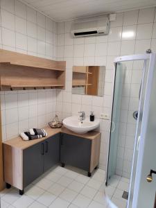 Kuchyň nebo kuchyňský kout v ubytování Ferienwohnung Reich + 13 fotografií