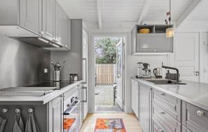 Η κουζίνα ή μικρή κουζίνα στο Amazing Home In Hals With Sauna