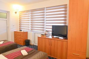 TV a/nebo společenská místnost v ubytování Pirin rooms
