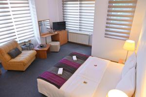 TV a/nebo společenská místnost v ubytování Pirin rooms