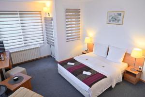 Postel nebo postele na pokoji v ubytování Pirin rooms