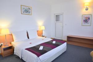 Postel nebo postele na pokoji v ubytování Pirin rooms