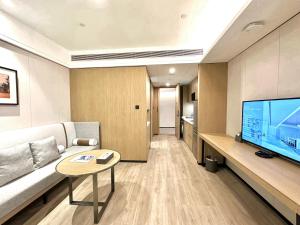 Телевизия и/или развлекателен център в CM Serviced Apartment Shenzhen Dongmen