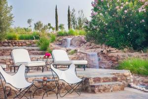 Zahrada ubytování Kasbah Beldi