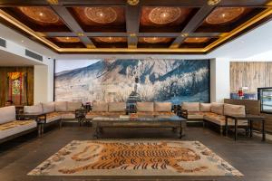 Posezení v ubytování Hotel Lo Mustang