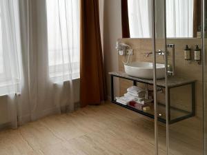 Koupelna v ubytování Wellness Hotel Pivovar Monopol