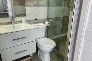 Fully equipped Studio with pool in Grand Bay的一间浴室