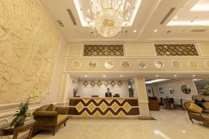 Χώρος καθιστικού στο Chalcedony Grand Hotel
