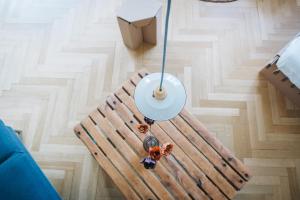 Posezení v ubytování raum life - Vintage Loft - Heimkino Netflix - 2x privat Parkplätze