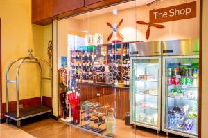 a store front of a shop with a display case at Hilton Garden Inn Nairobi Airport in Nairobi