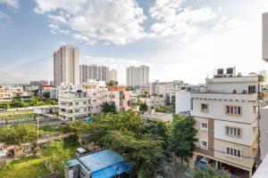 Udsigt til Bangalore eller udsigt til byen taget fra hotellet