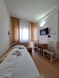 TV a/nebo společenská místnost v ubytování Hotel Konaciste Trstenik