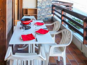 Balkón nebo terasa v ubytování Apartment Hauts de Nendaz A F3 by Interhome