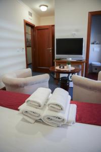 TV a/nebo společenská místnost v ubytování Comfort Lodge