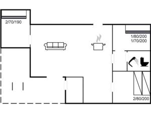 Půdorys ubytování Holiday Home Sulo - 1-4km from the sea by Interhome