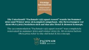 Vottorð, verðlaun, skilti eða annað skjal til sýnis á PACHMAIR 1453 apart resort