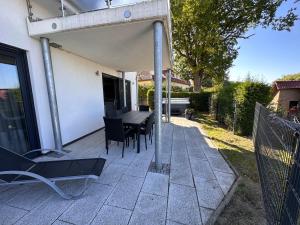 Balkón nebo terasa v ubytování Villa am See