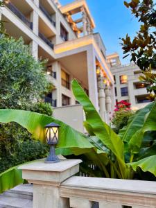 A garden outside Argisht Partez Hotel ALL INCLUSIVE and beach