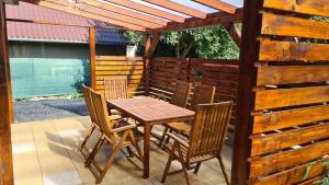 Patio nebo venkovní prostory v ubytování Apartmán Malá Valaška