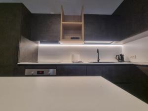 A kitchen or kitchenette at Villa Selva