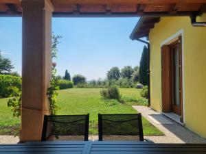 A garden outside Villa Selva