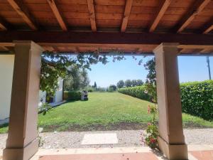A garden outside Villa Selva