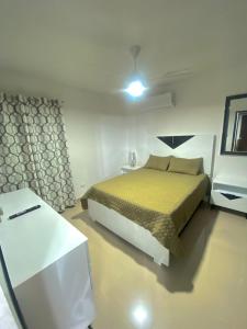 Postel nebo postele na pokoji v ubytování Hermoso conjunto residencial con piscina + 11 fotografií