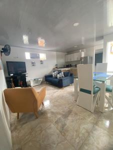 Kuchyň nebo kuchyňský kout v ubytování Apartamento Fontana