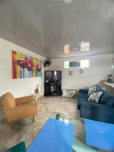 TV a/nebo společenská místnost v ubytování Apartamento Fontana + 20 fotografií