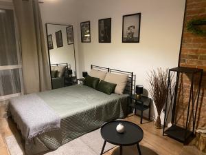 Postel nebo postele na pokoji v ubytování Apart Rembricz