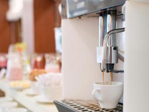 Kuchnia lub aneks kuchenny w obiekcie Hotel Nadmorski