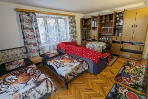 Ein Bett oder Betten in einem Zimmer der Unterkunft Vila Imagina
