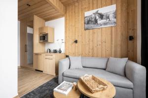 Kuchyňa alebo kuchynka v ubytovaní Apartamenty Krupówki 20