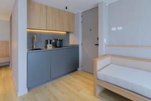 Nodo Hotel的厨房或小厨房