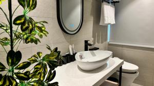 Koupelna v ubytování Hotel Initial-Tainan + 93 fotografií