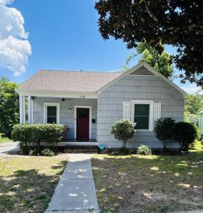 Bygningen som feriehuset ligger i