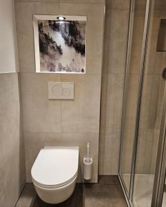 Koupelna v ubytování Haus Kathrein