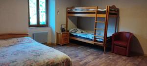 Postel nebo postele na pokoji v ubytování Appartements au bord de la rivière