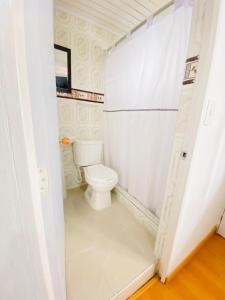 Koupelna v ubytování Hostal Casa Primavera