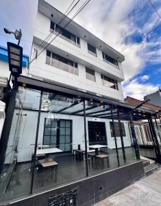 Balkón nebo terasa v ubytování Hotel Embajada 44