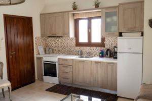 A kitchen or kitchenette at Melograno Apartments and Studios