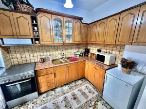 Kuchyň nebo kuchyňský kout v ubytování Grandpas House