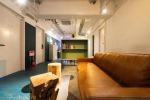 Posezení v ubytování Imano Tokyo Hostel