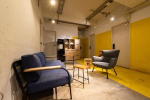 Posezení v ubytování Imano Tokyo Hostel