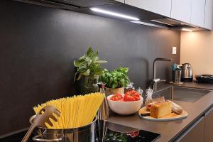 Dapur atau dapur kecil di A due Passi dal Porto e dal Mare
