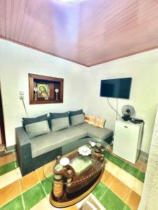 TV a/nebo společenská místnost v ubytování Grandpas House
