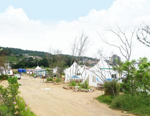 Landskap semula jadi dekat dengan perkhemahan ini