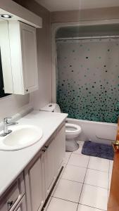 Ένα μπάνιο στο Cozy apartment in Montreal