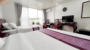 TV a/nebo společenská místnost v ubytování Sapa Lake View Hotel